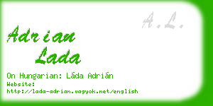 adrian lada business card